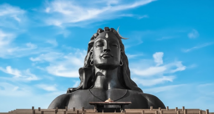 2. Admire the Gigantic Adiyogi Shiva Statue (Isha Foundation)